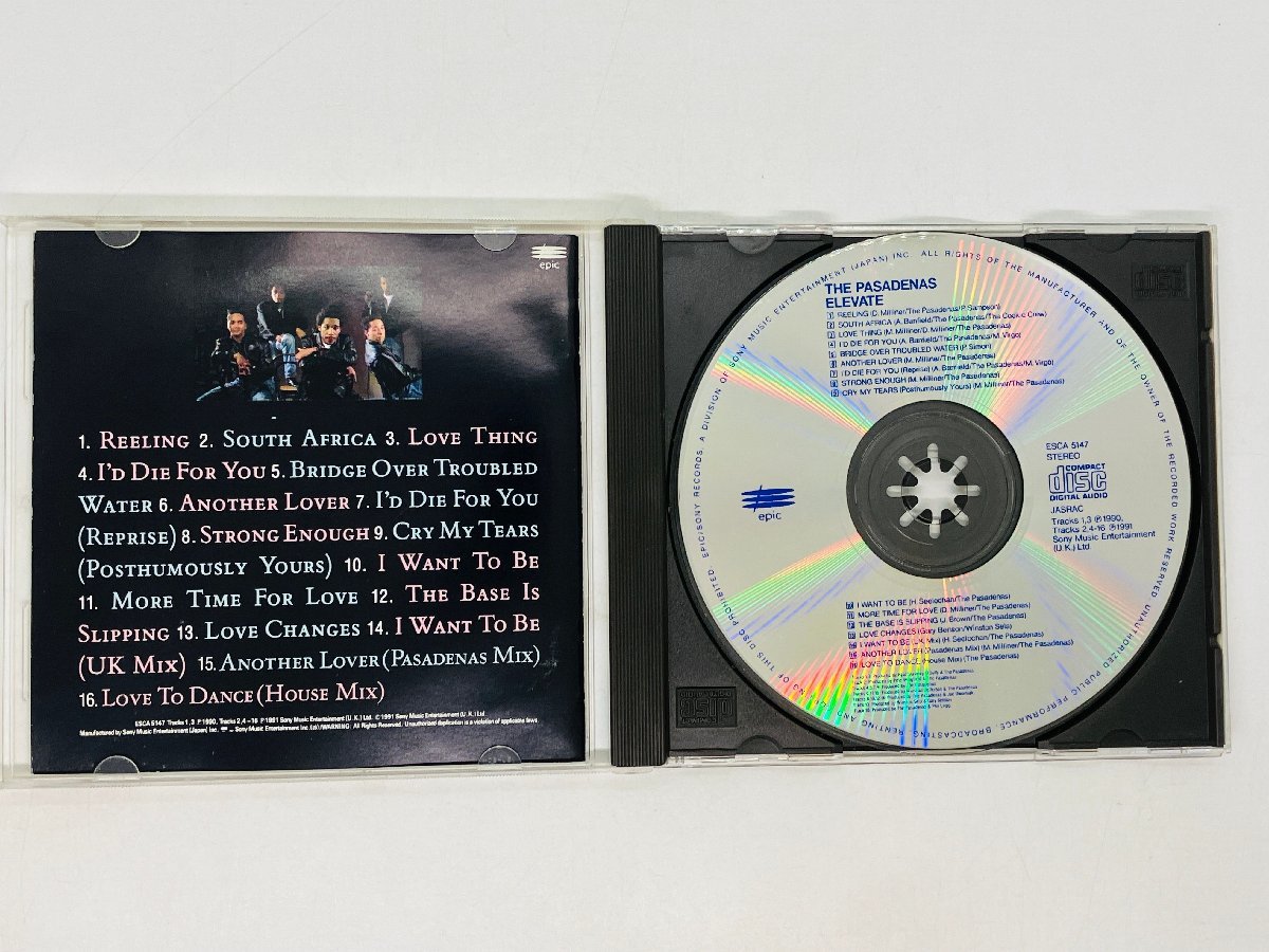 即決CD THE PASADENAS ELEVATE / ザ・パサディナス エレヴェート 90年代UKソウル コーラスグループ W05_画像3