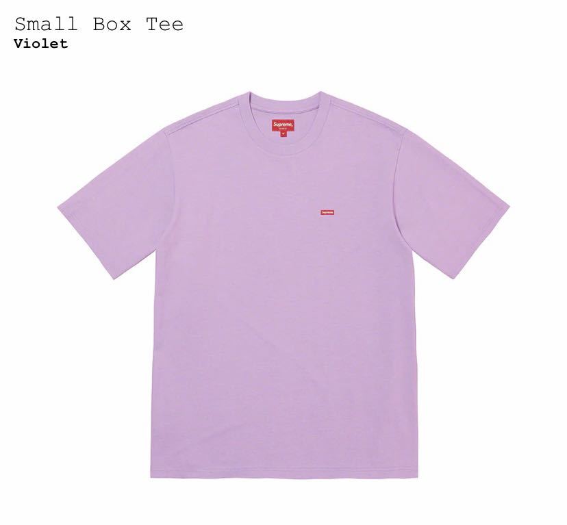 Supreme Small Box Tee バイオレット Lサイズ シュプリーム ボックスロゴ BOXLOGO スモールボックス