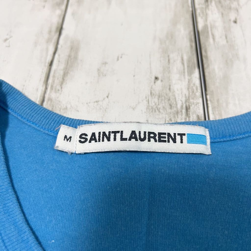 SAINT LAURENT サンローラン ロゴ タグ タンクトップ_画像2