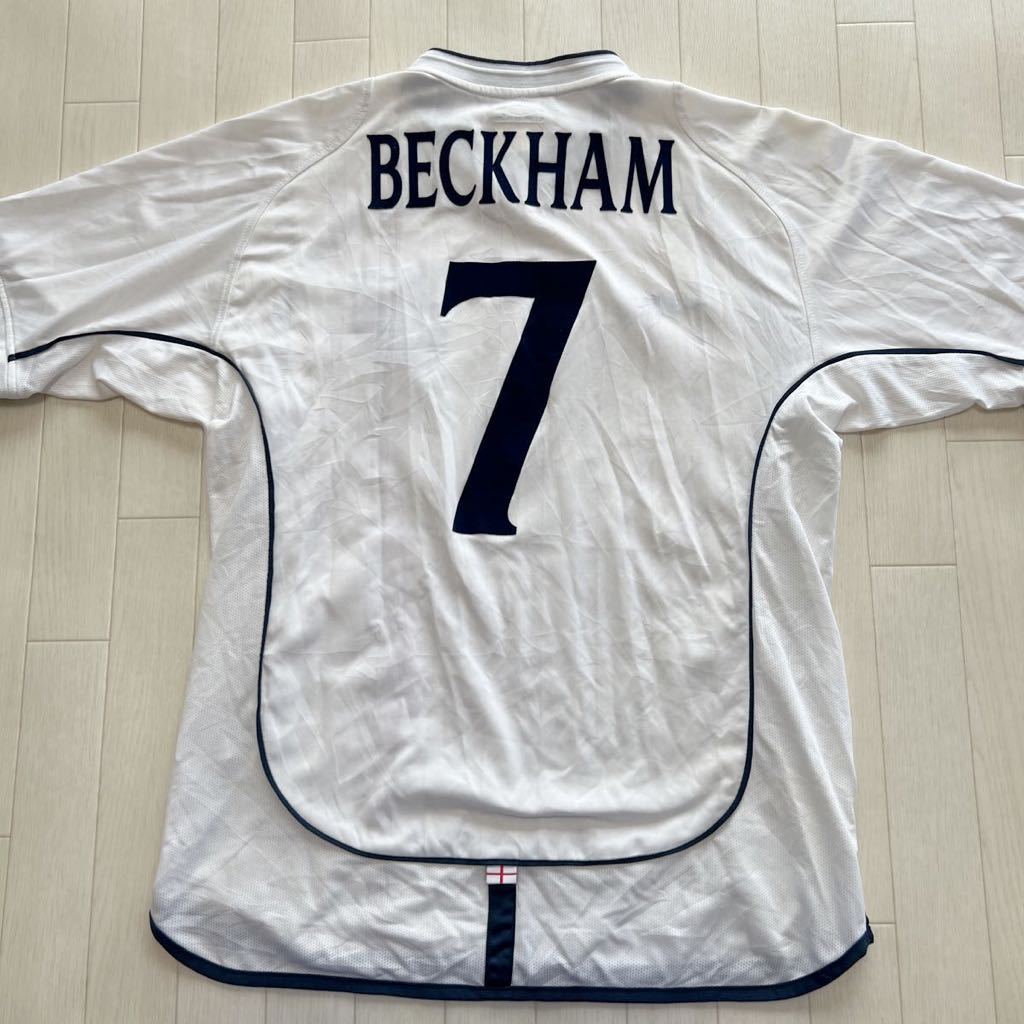 01-03 #7 BECKHAM ベッカム ENGLAND イングランド代表 W杯 