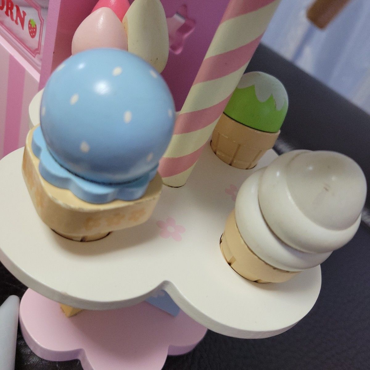 マザーガーデン☆ポップコーン　アイスクリームセット　木のおもちゃ　まとめ売り