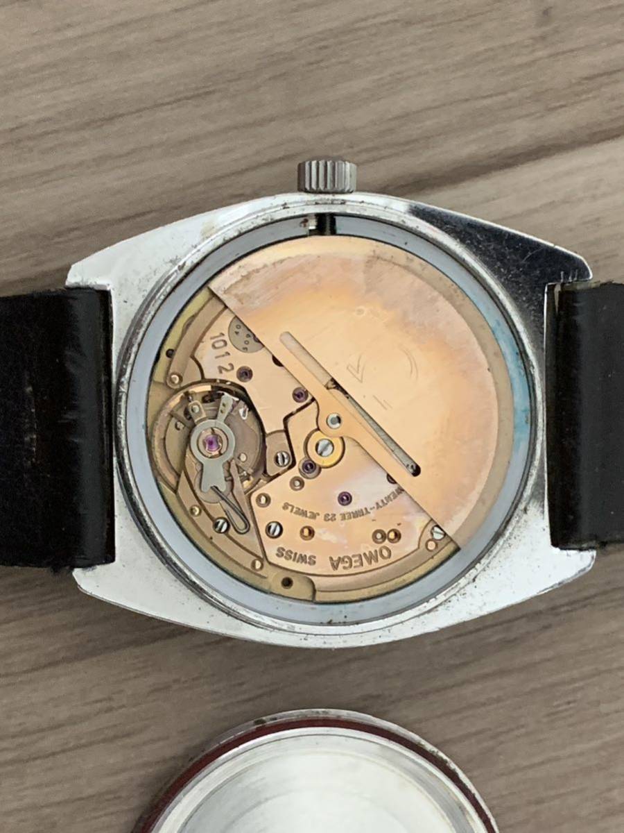 OMEGA Seamaster 黒文字盤 自動巻き 稼働品 メンズ腕時計