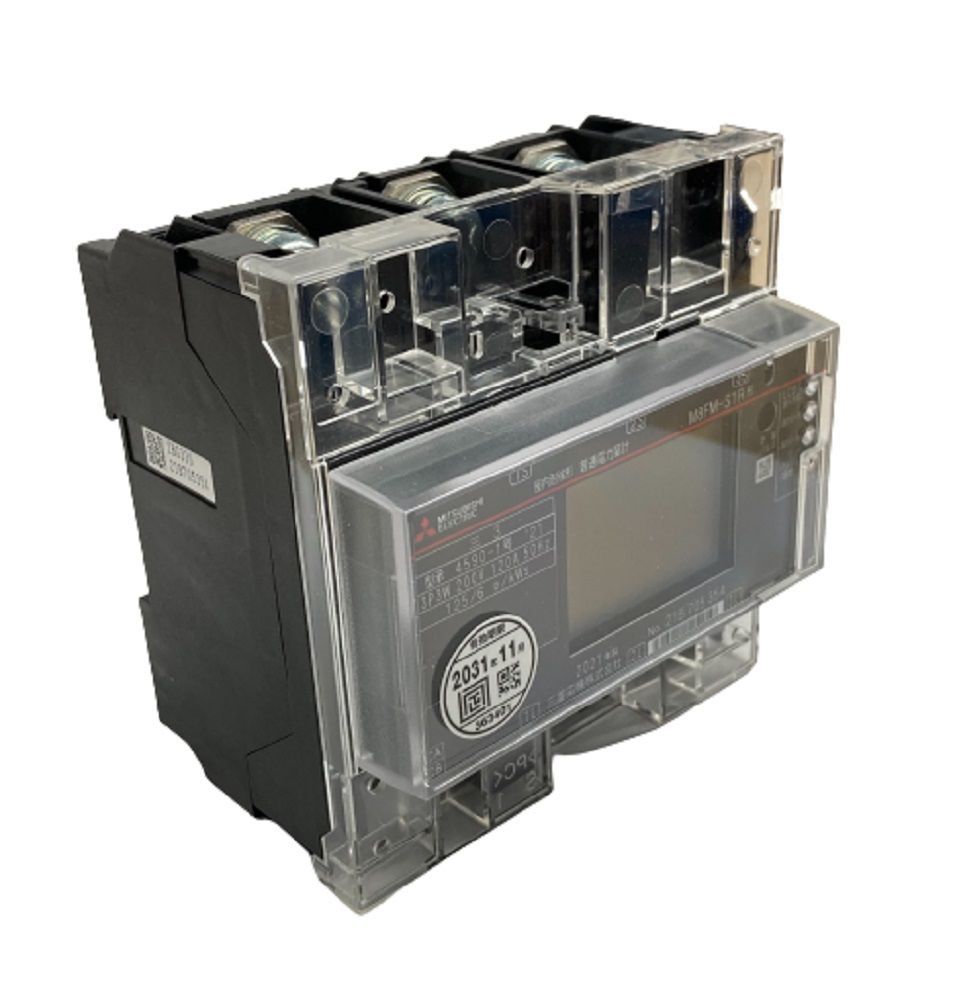電力量計(発信装置付・逆電流計量防止機能付) M8FM-S1R 3P3W 200V 電力量計(発信装置付・逆電流計量防止機能付) M8FM-S1R 3P3W 200V