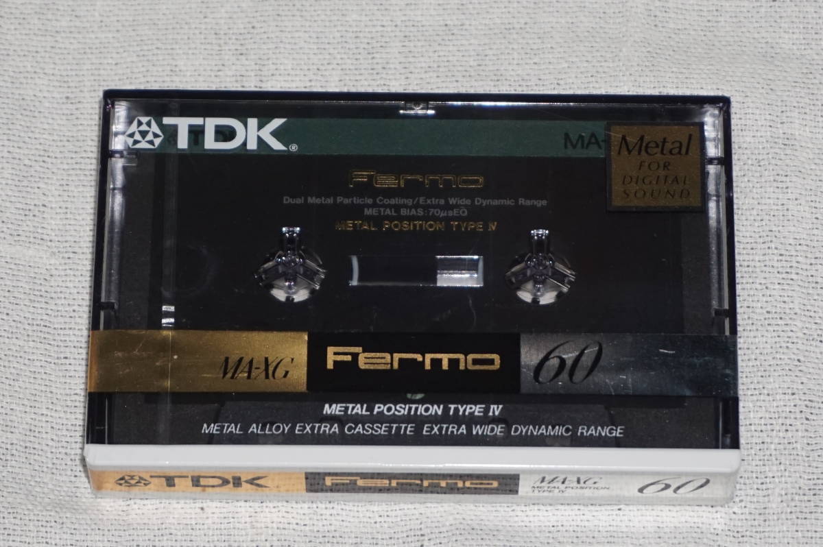 TDK MA-XG Fermo 60分 カセットテープ メタルテープ 【 MA-XG60F 】