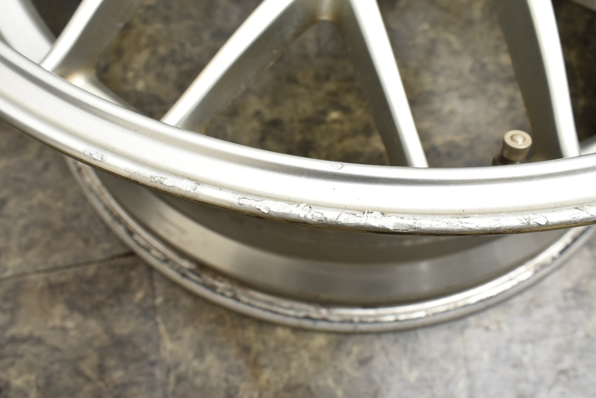 【鍛造品 カスタム用に】BBS RG-R RG737 18in 8.5J +13 PCD120 ホイール 4本セット ドレスアップ用 BMW 5シリーズ E34 E39 送料無料_画像9