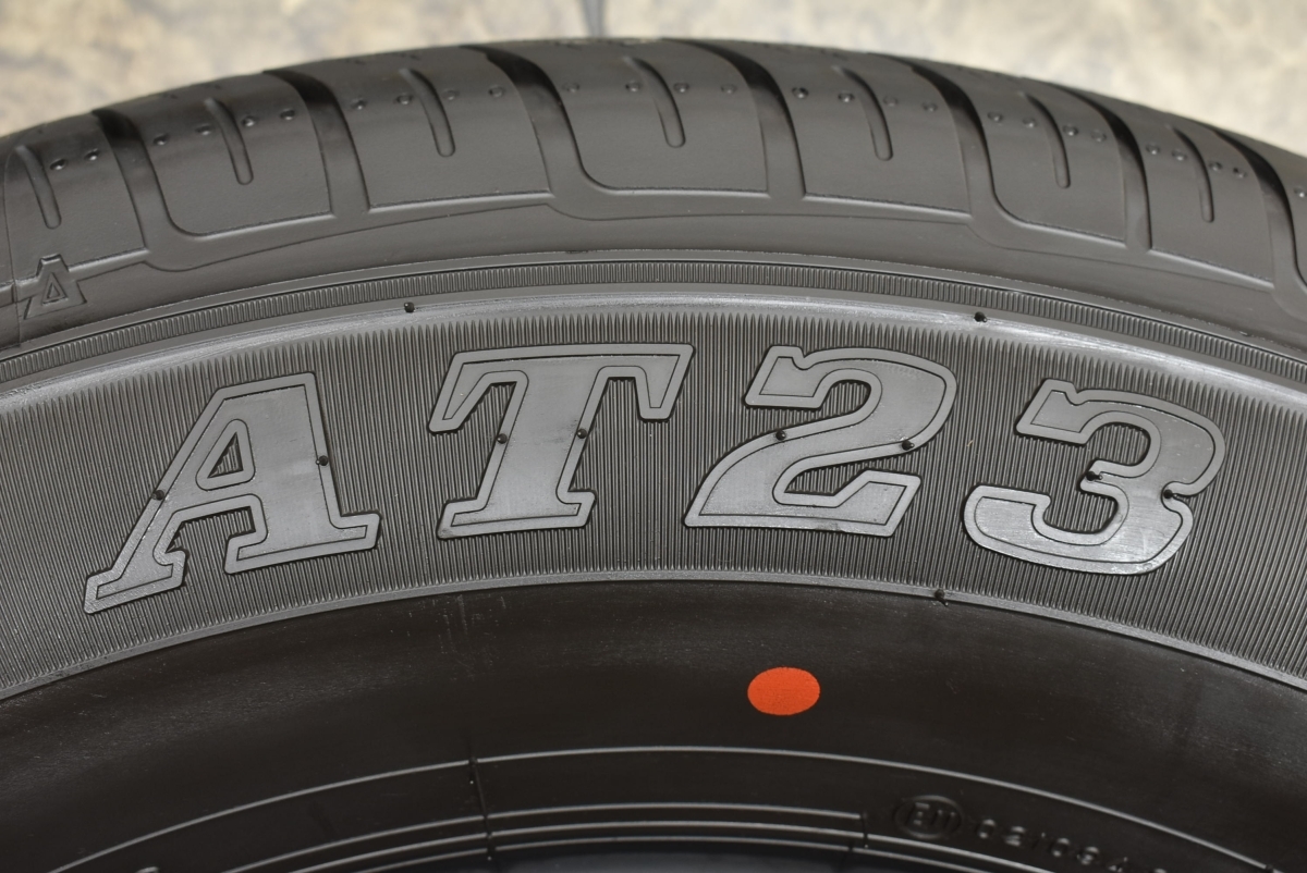 【2023年製 新車外し品】ダンロップ グラントレック AT23 265/65R18 サマータイヤ 4本 LX600 ランドクルーザー300 超バリ溝 ライン付き_画像5