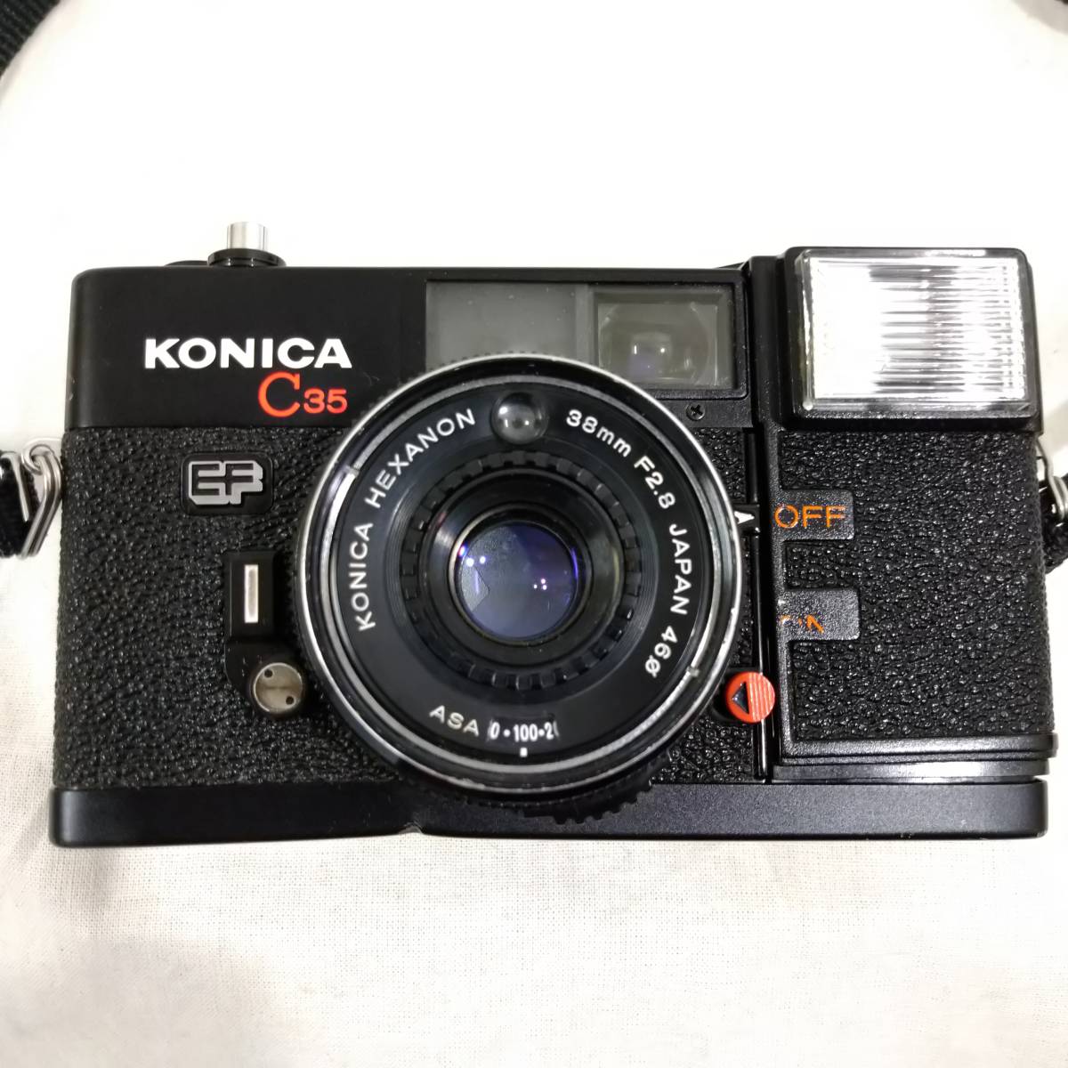 KONICA】コニカ C35 EF 38mm F2.8 コンパクト カメラ ブラック