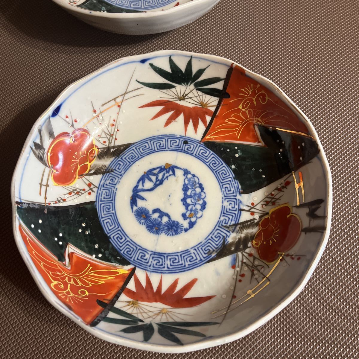 激安超特価 古伊万里 染付 竹林 松竹梅 吉祥紋 大皿 zlote-arkady.pl