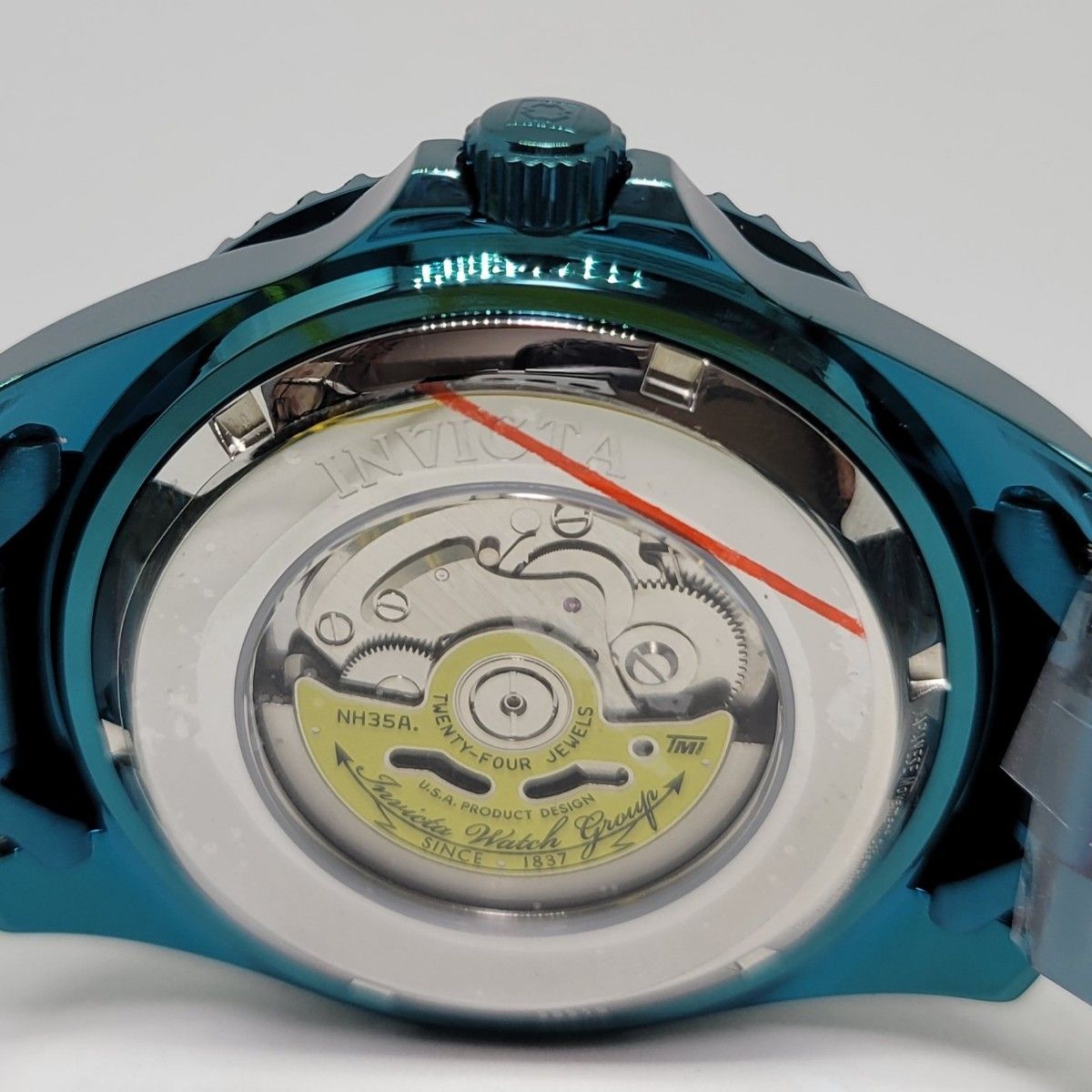 《妖艶なグリーン☆フルポリッシュ仕上げで雰囲気上々》Invicta インビクタ 38318 47mm プロダイバー オートマチック