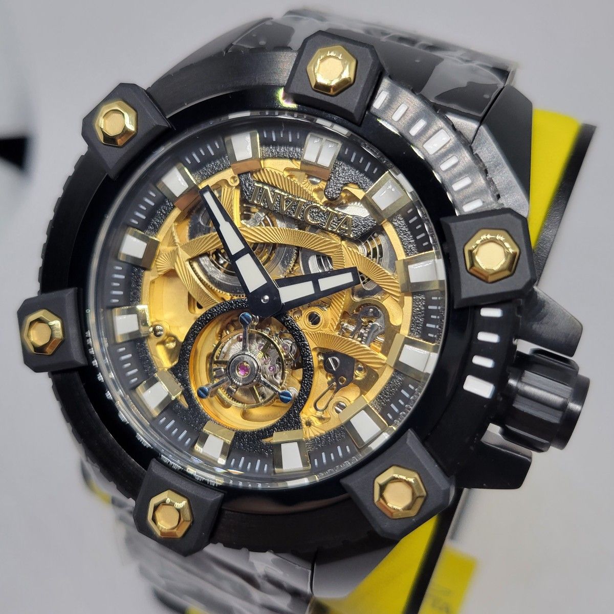 激レア☆世界限定300本！ Invicta インビクタ 33806 56mm リザーブ グランド オクタン オート トゥールビヨン