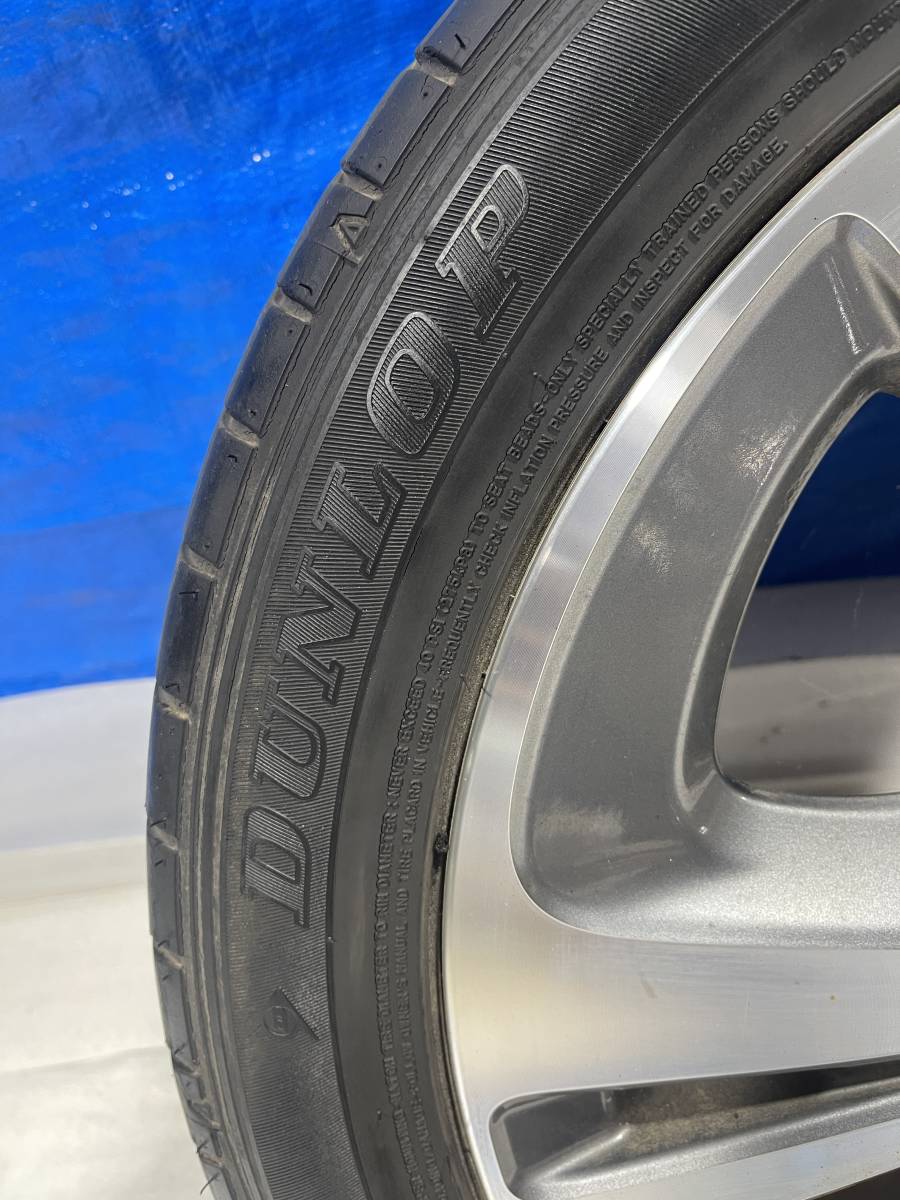  T150 スバル 17インチ 5穴 アルミ ホイール 1本 205/50R17 89V 純正中古 17x7J 55 C84 18/2 15/M1 棚Z_画像3