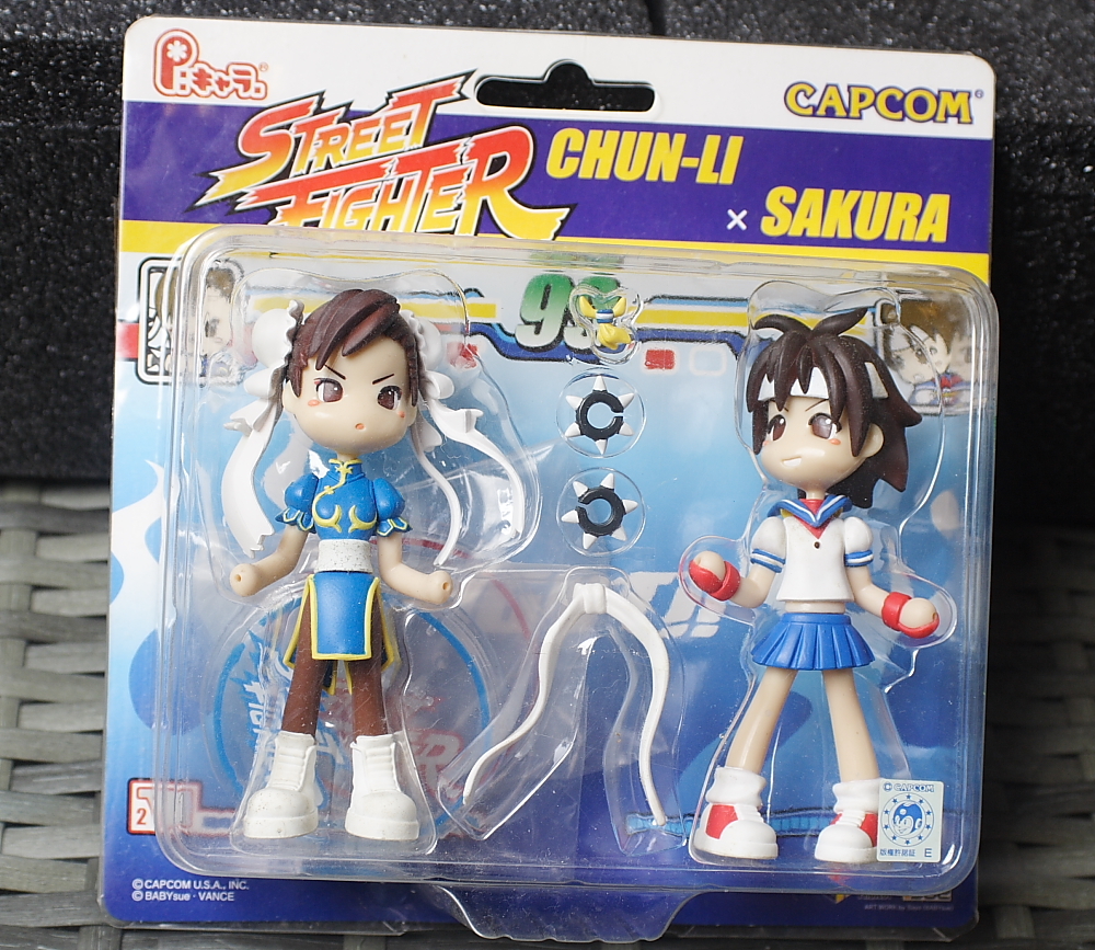 P Cara Street Fighter весна красота Sakura фигурка эмблема схватка герои игр Showa Retro CAPCOM