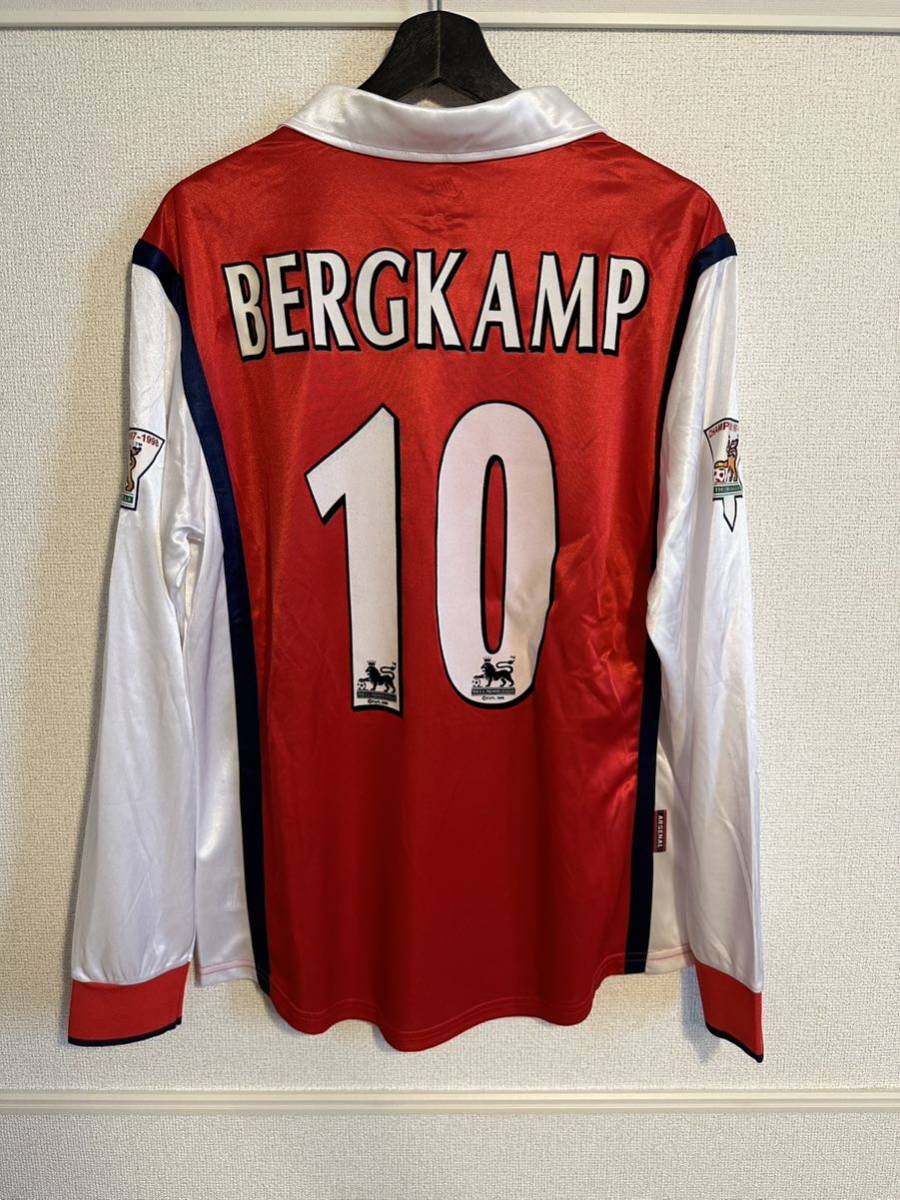 1999 アーセナルFC (H) ユニフォーム ベルカンプ 長袖 | fuerzalider.com
