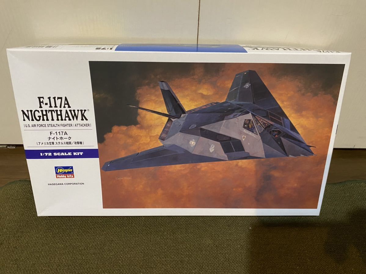 【1/72】ハセガワ 米軍 F-117A ナイトホーク 未使用品 プラモデル_画像1