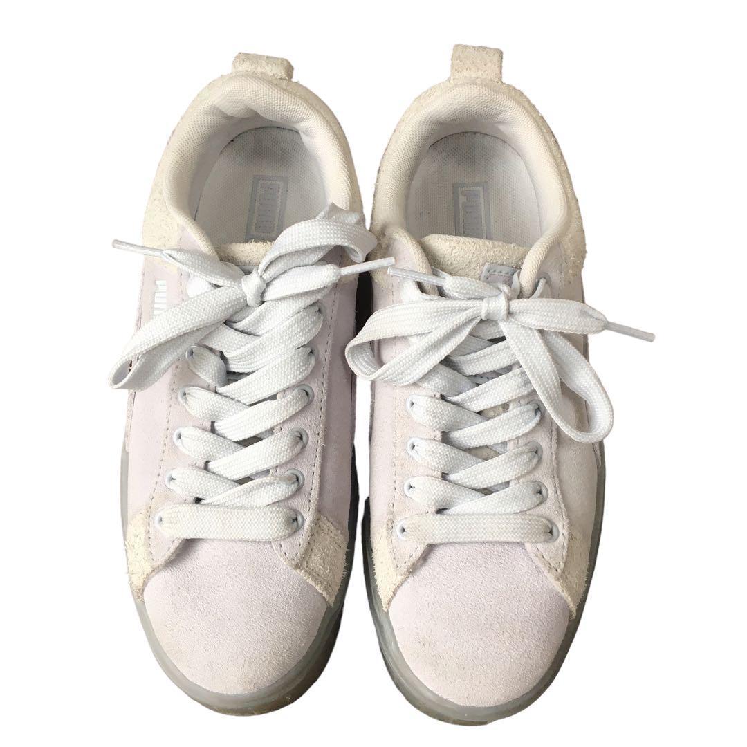 美品 PUMA MAYZE MONO Arctic Ice 超厚底スニーカー