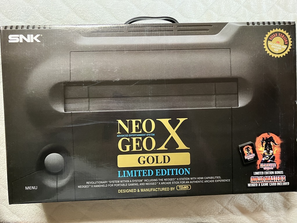 NEOGEOX GOLD LIMITED EDITION ネオジオX ゴールド 未開封新品