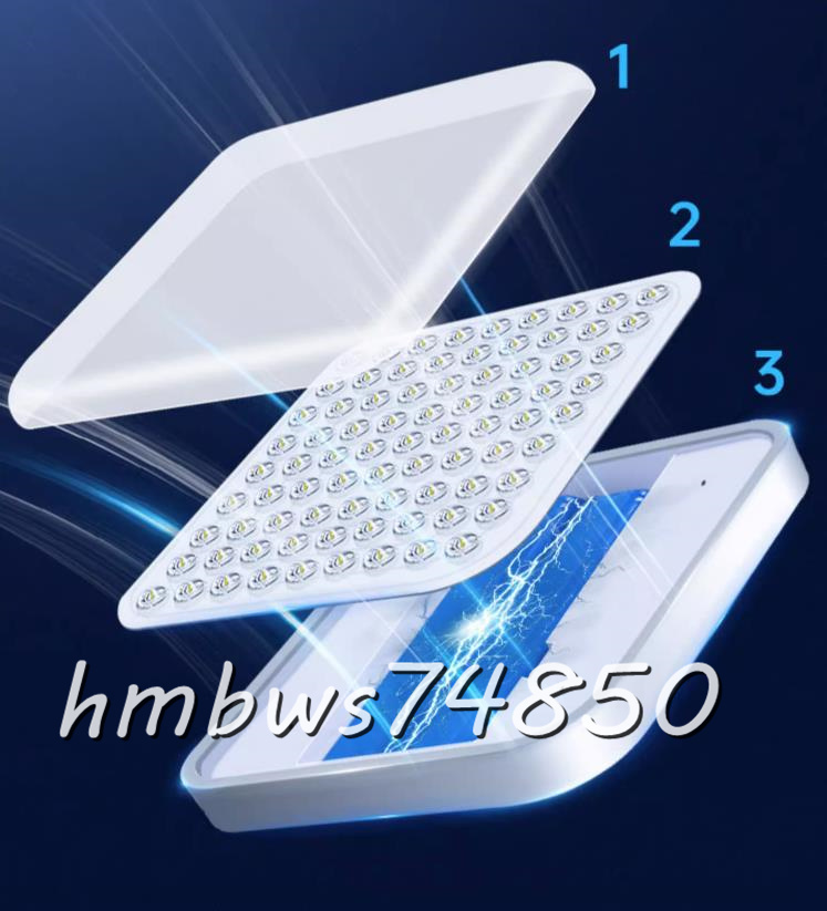 ◆新品◆ソーラーライト LEDシーリングライト×2 リモコン付き ガーデンライト 天井照明 寝室 リビング ベランダ 室内 屋外用ライト 450W_画像3