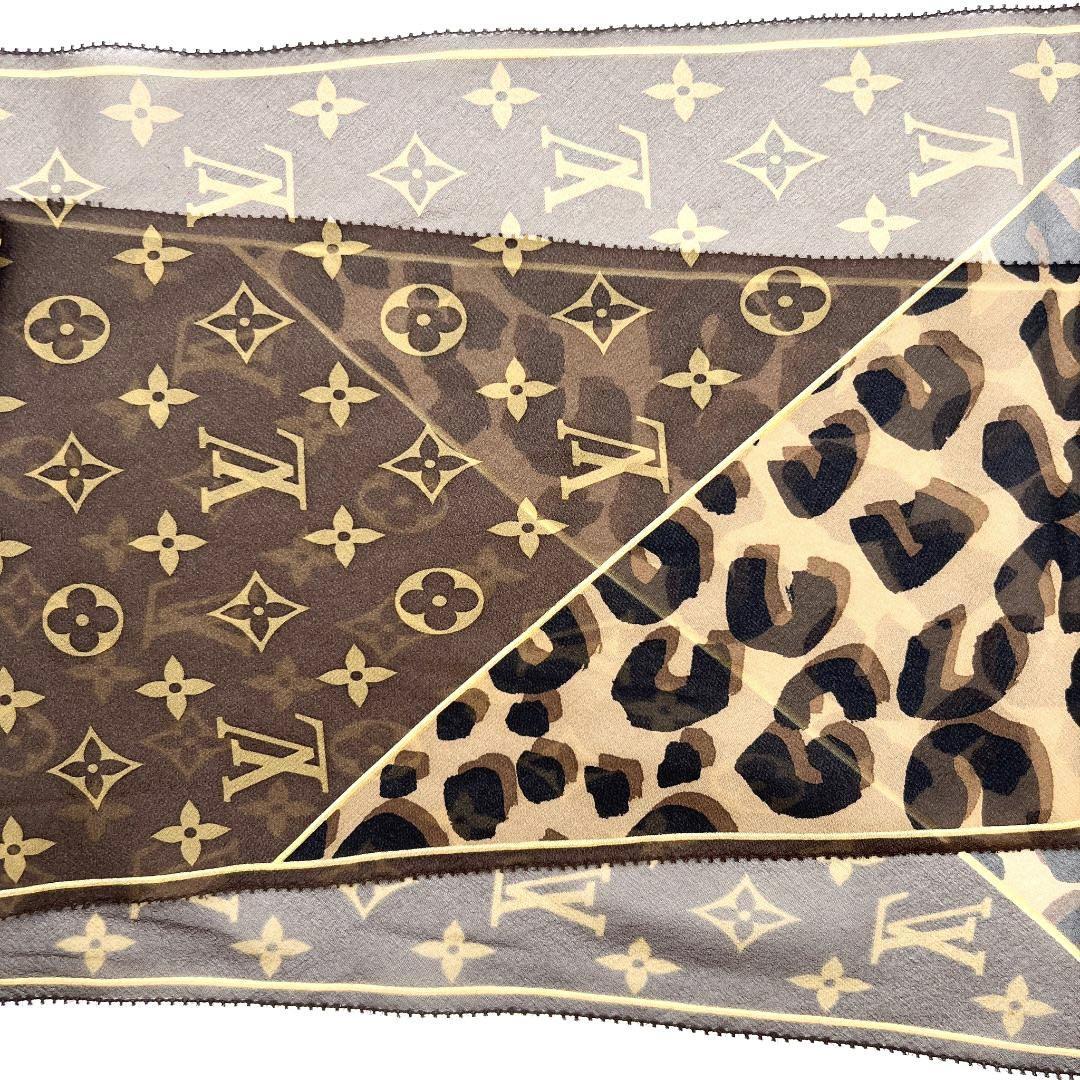 【新品同様】ルイヴィトン LOUIS VUITTON レディース スカーフ バンダナ ストール エシャルプ