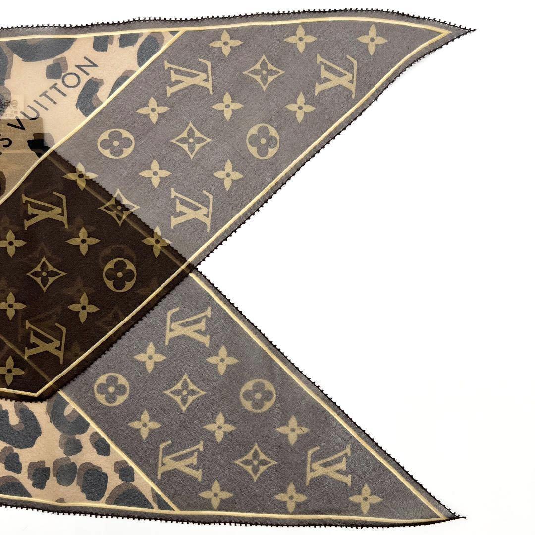 【新品同様】ルイヴィトン LOUIS VUITTON レディース スカーフ バンダナ ストール エシャルプ
