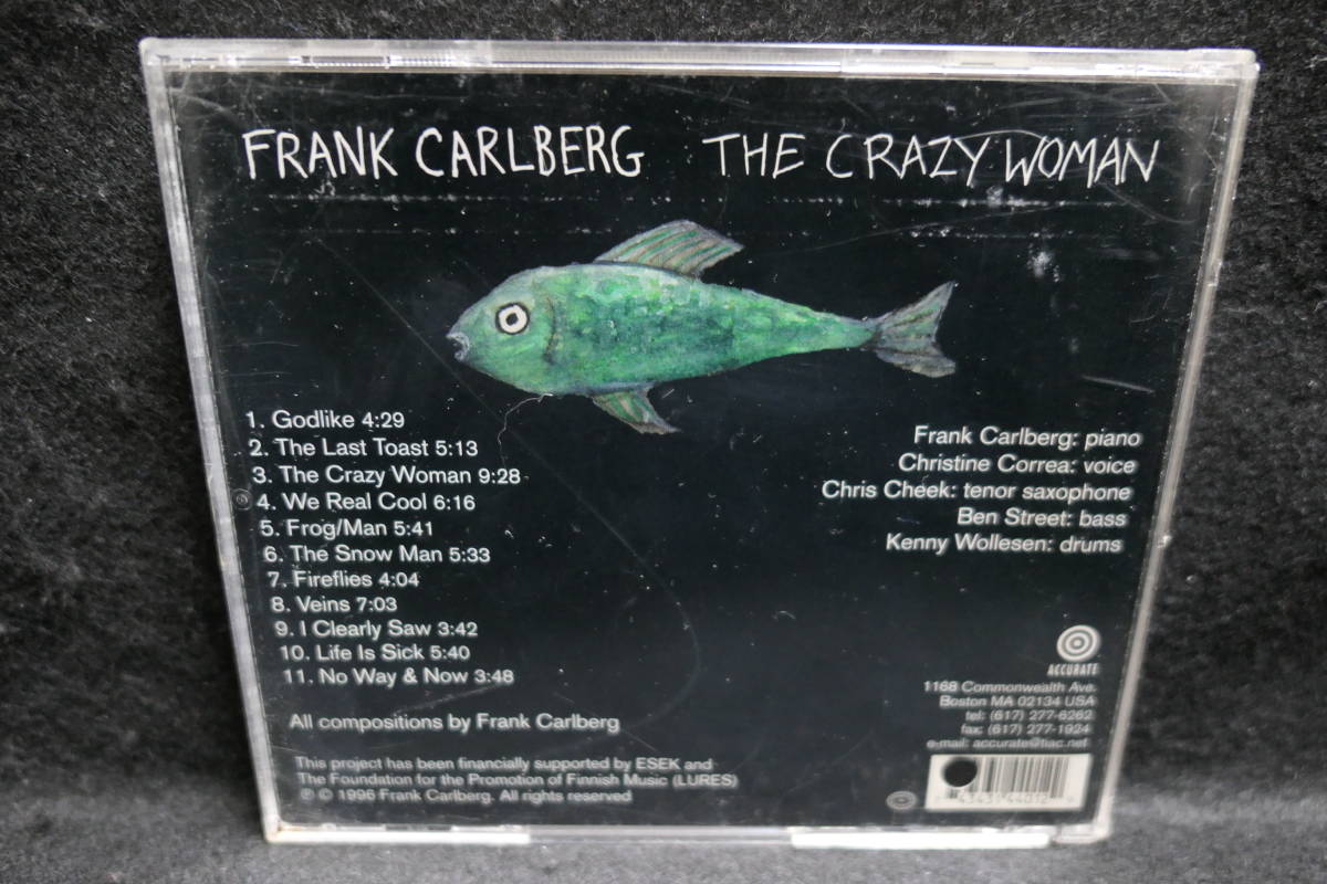  ●送料無料●中古CD● FRANK CARLBERG / フランク・カールバーグ / CRAZY WOMAN _画像2