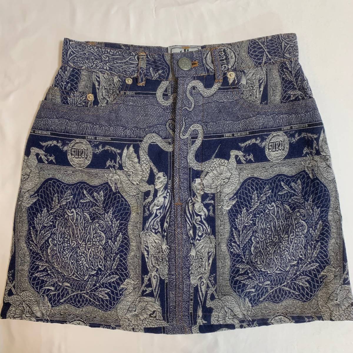 Jean Paul GAULTIER ジャンポールゴルチエ ゴルチェ　デニム　ジーンズ　スカート　アーカイブ　archive skirt_画像1