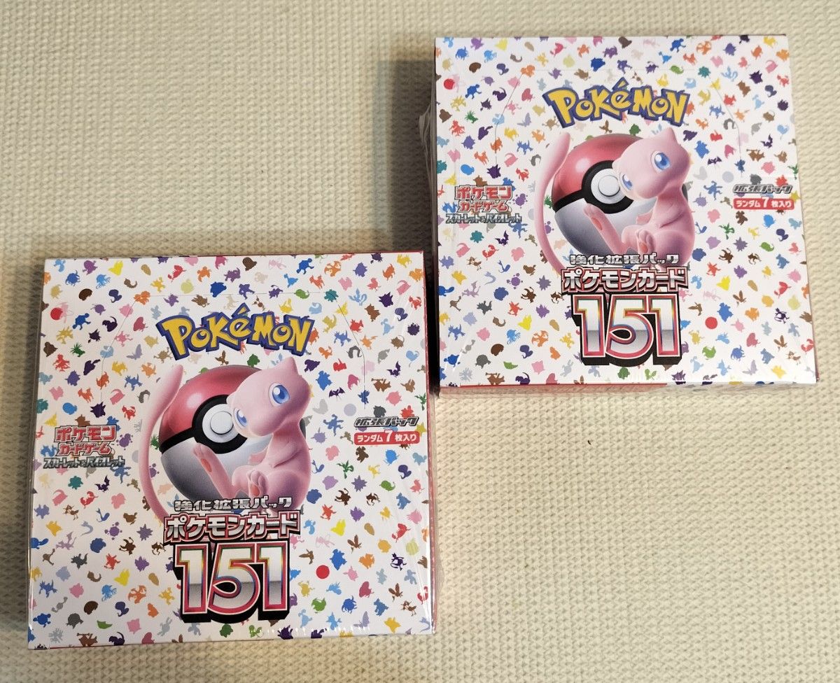 ポケモンカード 151シュリンク付き 2BOX｜PayPayフリマ