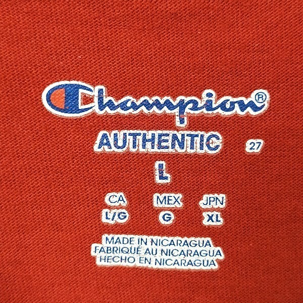 チャンピオン　半袖Ｔシャツ　カレッジロゴ　CHICO STATE　アニマル　デカロゴ　ゆるだぼ　赤ロゴＴ　ビッグプリント　一点もの　_画像8