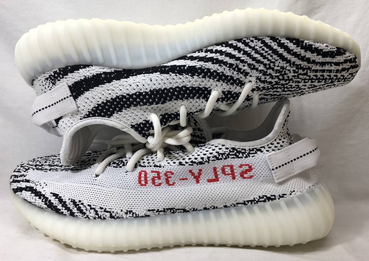 ■未使用 adidas Yeezy Boost 350 V2 ZEBRA アディダス イージーブースト 350 ゼブラ CP9654 27cm ●230608 _画像4