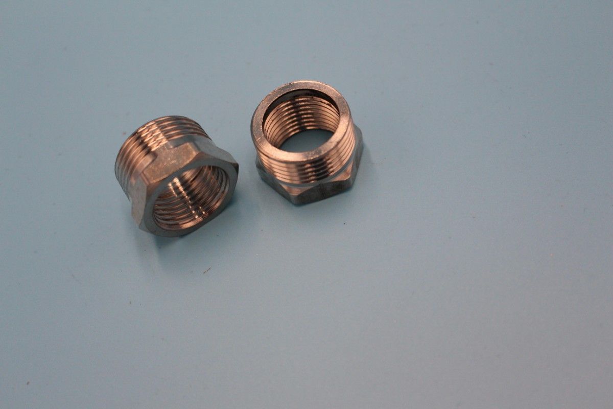 SUSブッシング20Ax15A 3/4Bx1/2B 6分x4分10個セット ステンレス製ねじ込み配管継手 機械、建築、エアー、水道