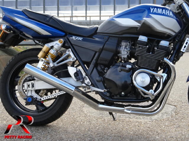 プリティー YAMAHA XJR400 RH02 （01～） ショート管 メッキ マフラー