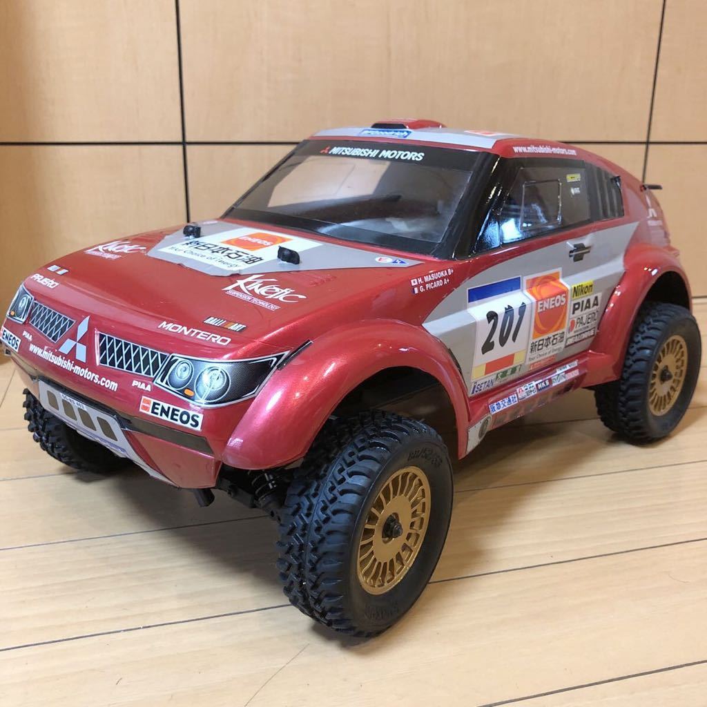 京商 QRC 三菱パジェロエボリューション エンジンカー バック可能