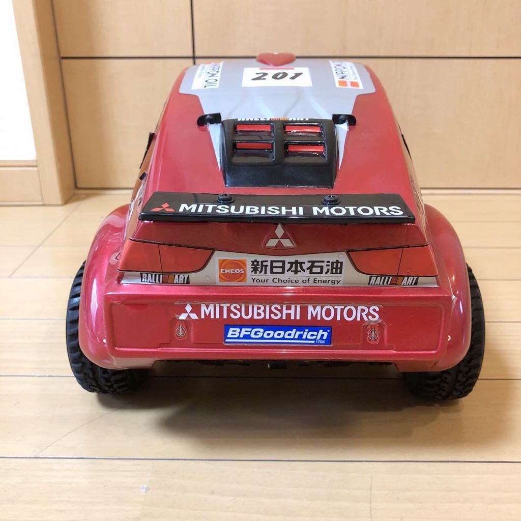 京商 QRC 三菱パジェロエボリューション エンジンカー バック可能