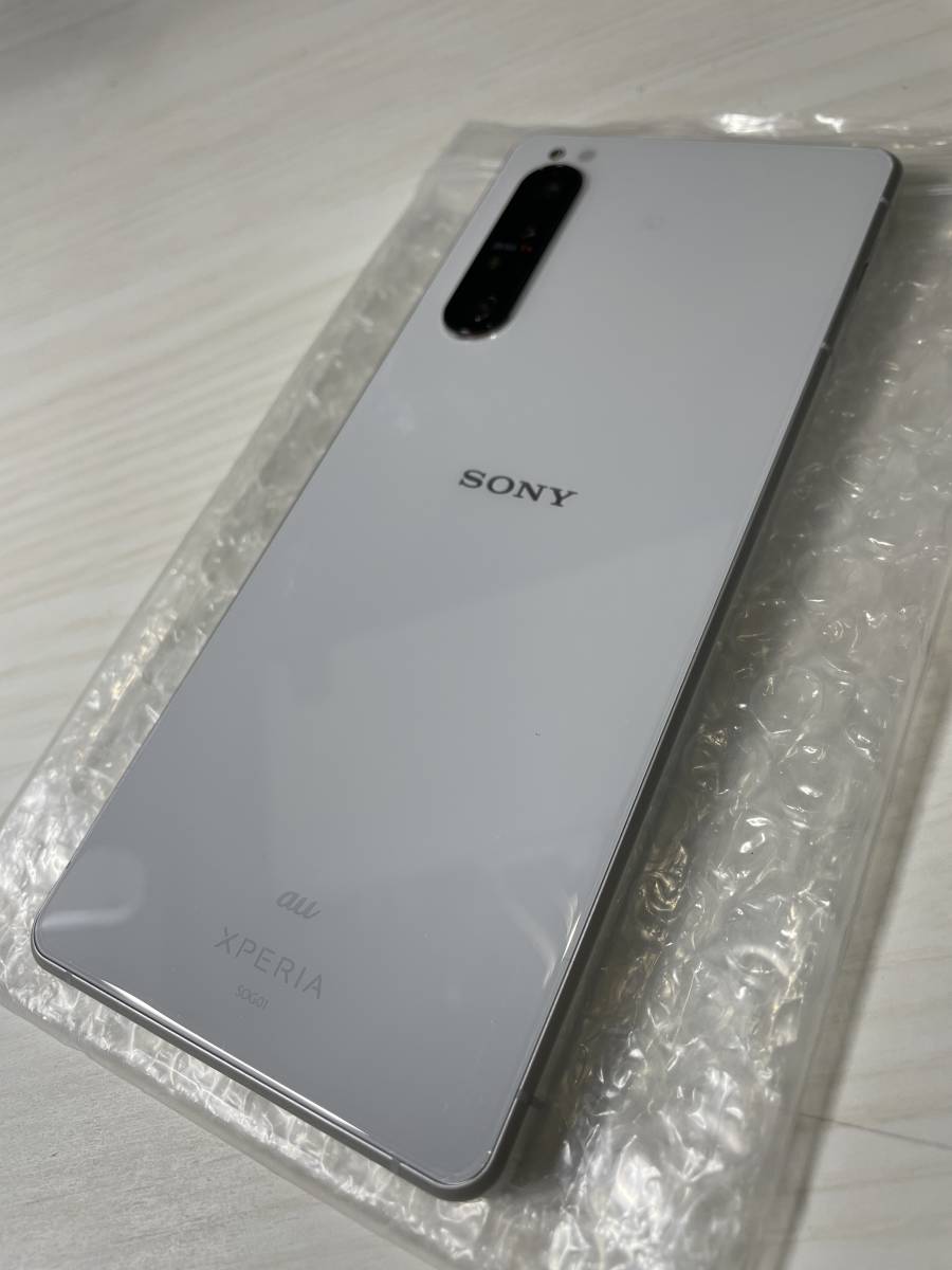 ◯判定 美品 SIMフリー SOG01 ホワイト Xperia 1Ⅱ | prima.al