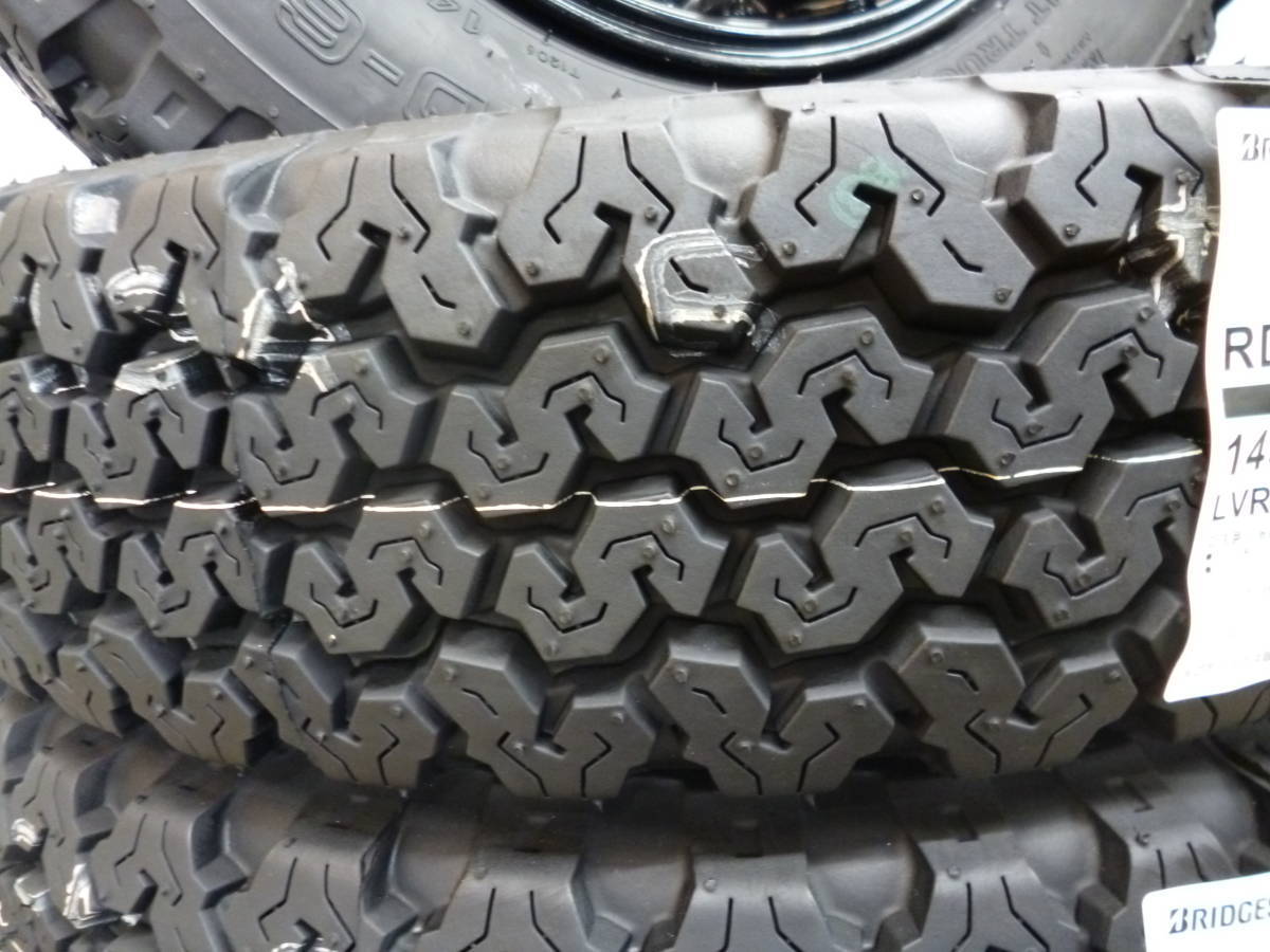 新品 ゴツゴツタイヤ☆ ブリヂストン 145/80R12☆145R12 6PR☆軽バン軽