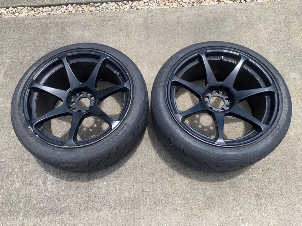 CST ゼロワンハイパー マットブラック 18インチ 9.5j +15 2本 5穴