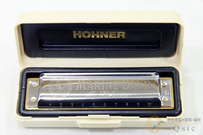 [超美品] HOHNER Marine Band ブルースハープ KEY G 使いやすいシンプルなモデル！ [OJ862]_画像4