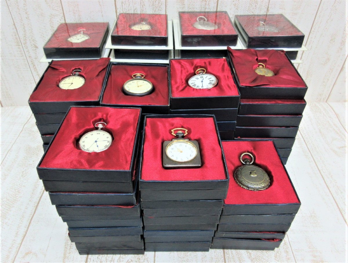 甦る 古の時計 郷愁の懐中時計コレクション 105個 アシェット 大量セット まとめ売り /USED