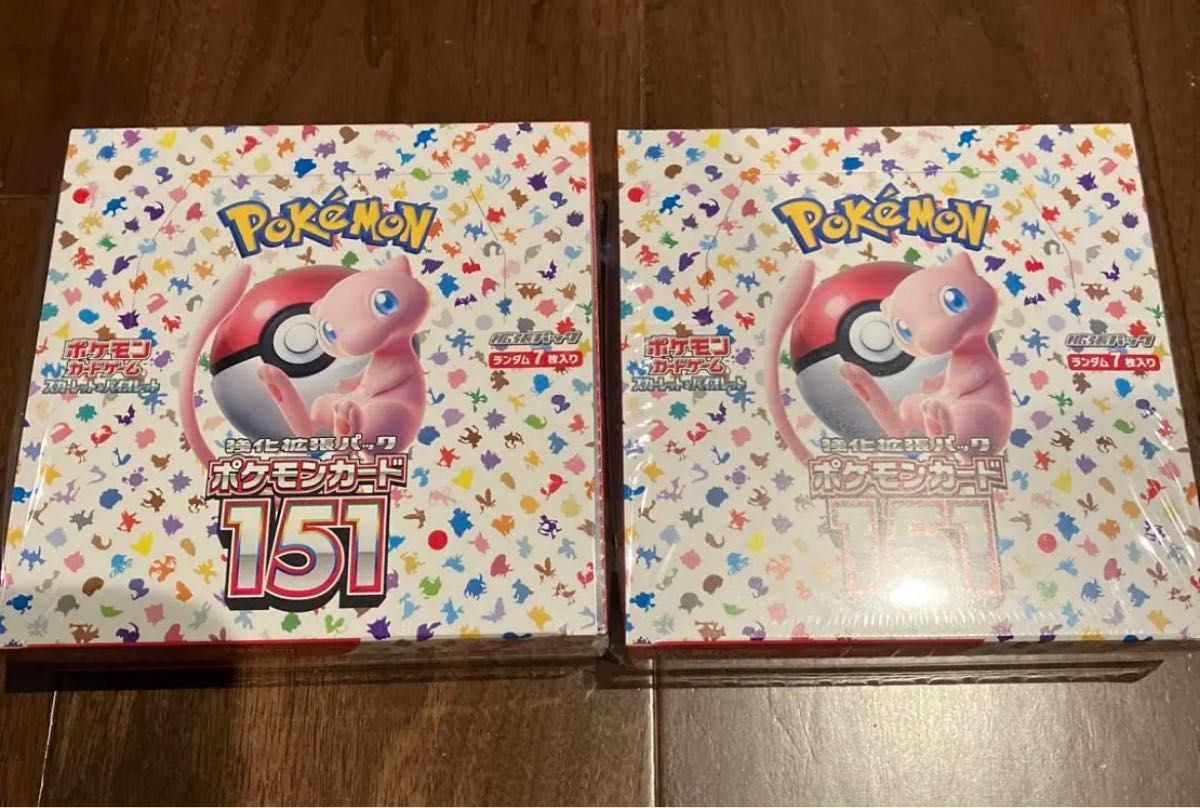 売り ポケモンカードゲーム 151 シュリンク付き2BOX | 192.155