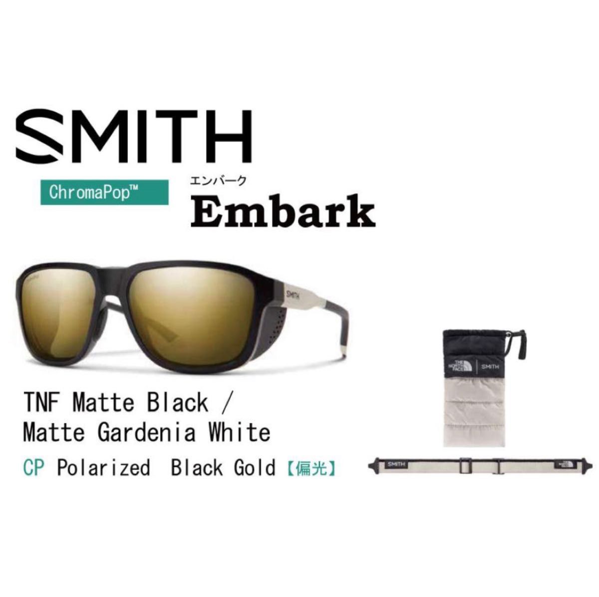 SMITH スミス Embark エンバーク TNF Matte Black/Matte Gardenia White