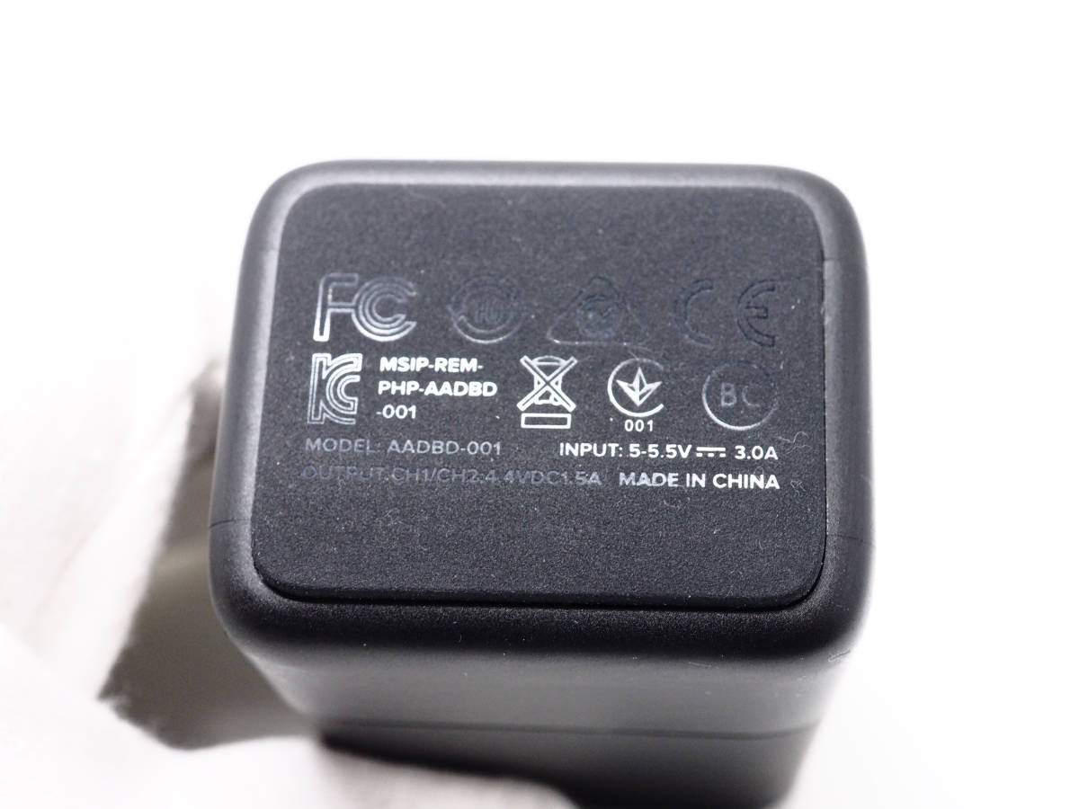 最安値 GoPro デュアル バッテリー チャージャー AADBD-001-AS k1907