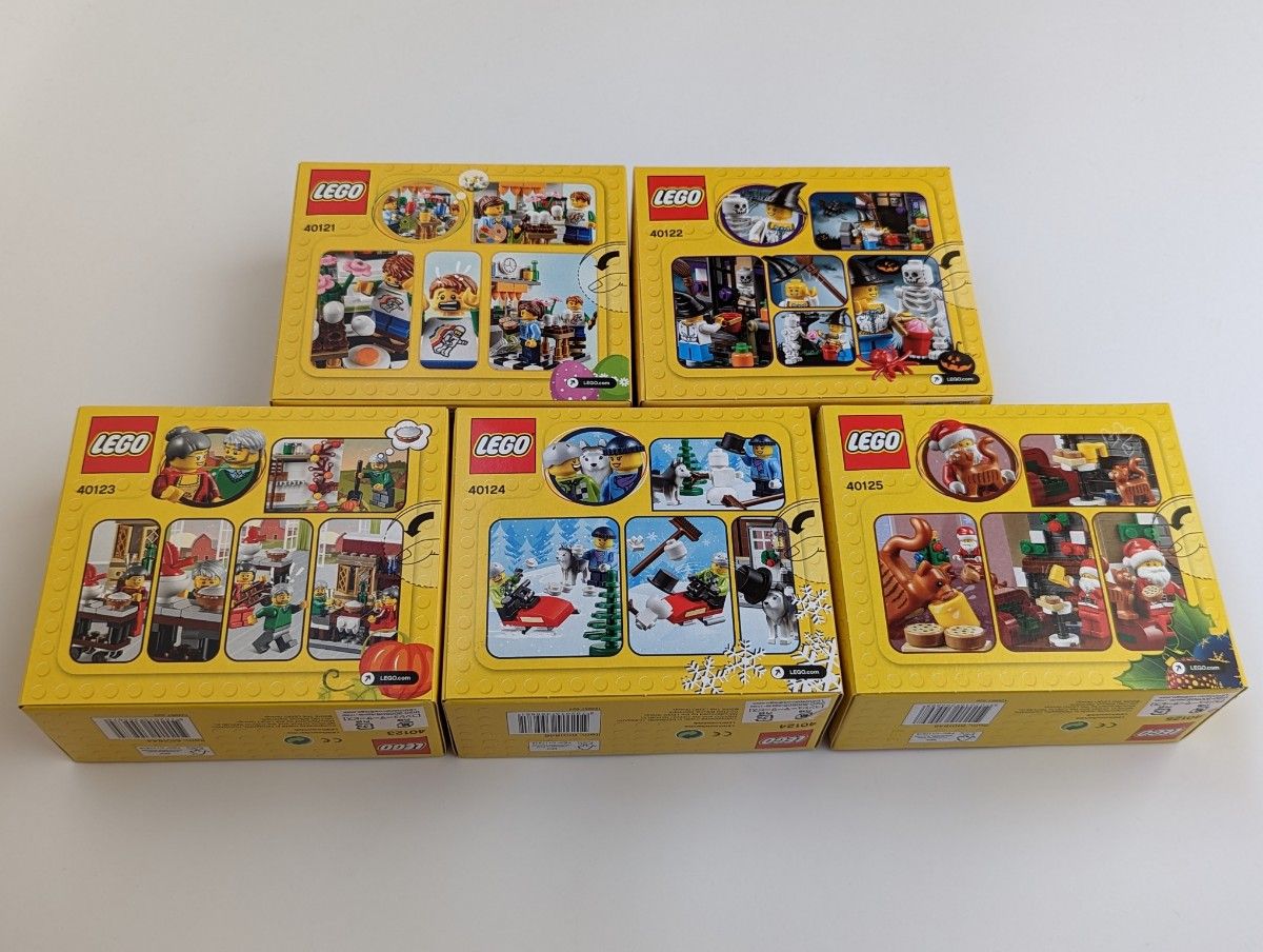 【未開封】LEGO レゴ シーズナル 5個セット