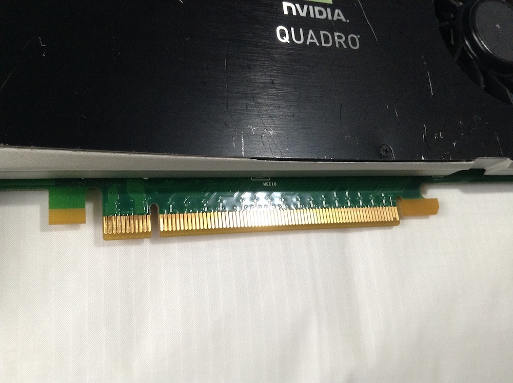 NVIDIA QUADRO FX 3800 1GB 動作確認済み 難あり_画像3