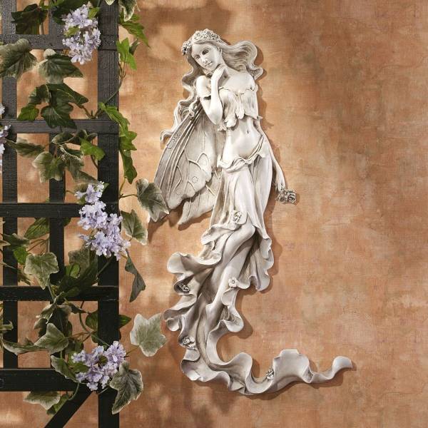 美しい妖精の壁掛け 西洋彫刻洋風壁飾りウォールデコ置物飾り