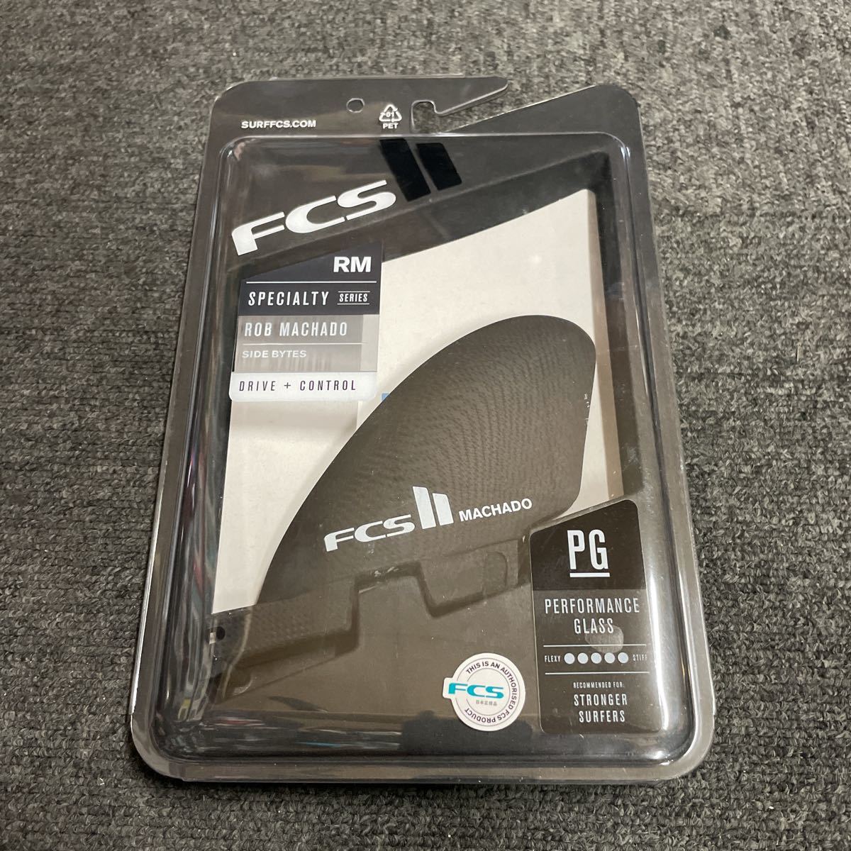 FCS2 エフシーエス フィン FCSll FIN PG MACHADO SIDE BYTE ロブマチャド リアフィン スムースターン PG パフォーマンスグラス black
