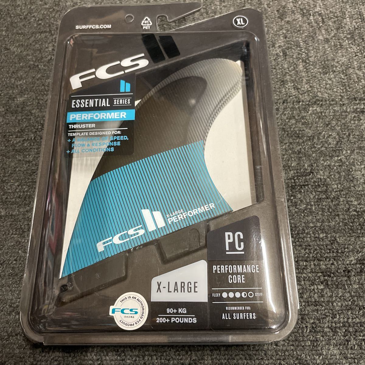 FCS2 FIN エフシーエス2フィン ショートボード用 PERFORMER - PC パフォーマー パフォーマンスコア 3フィン トライフィン スラスター XL