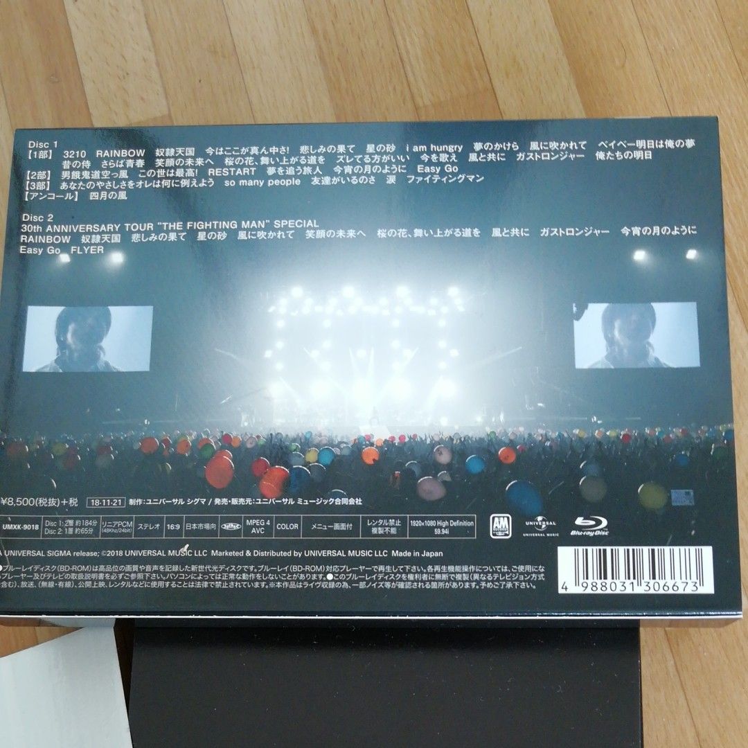 初回限定盤 エレファントカシマシ Blu-ray/30th ANNIVERSARY TOUR THE FIGHTING MAN 