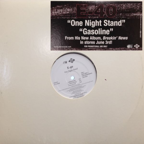 12inchレコード　E-40 / ONE NIGHT STAND_画像1