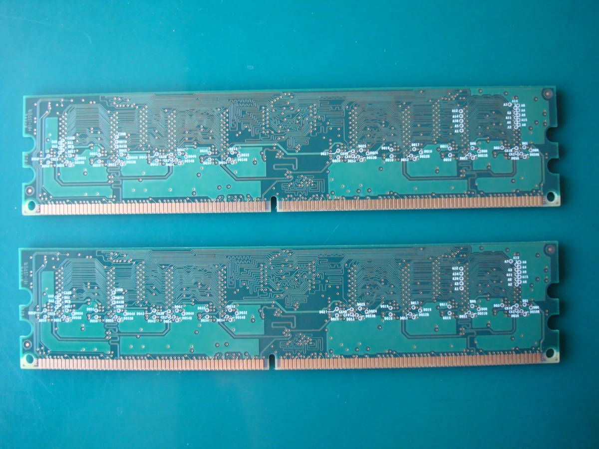 ☆デスクトップPCメモリ SAMSUNG PC2-5300U(DDR2-667) 512MB 2枚組☆_画像2