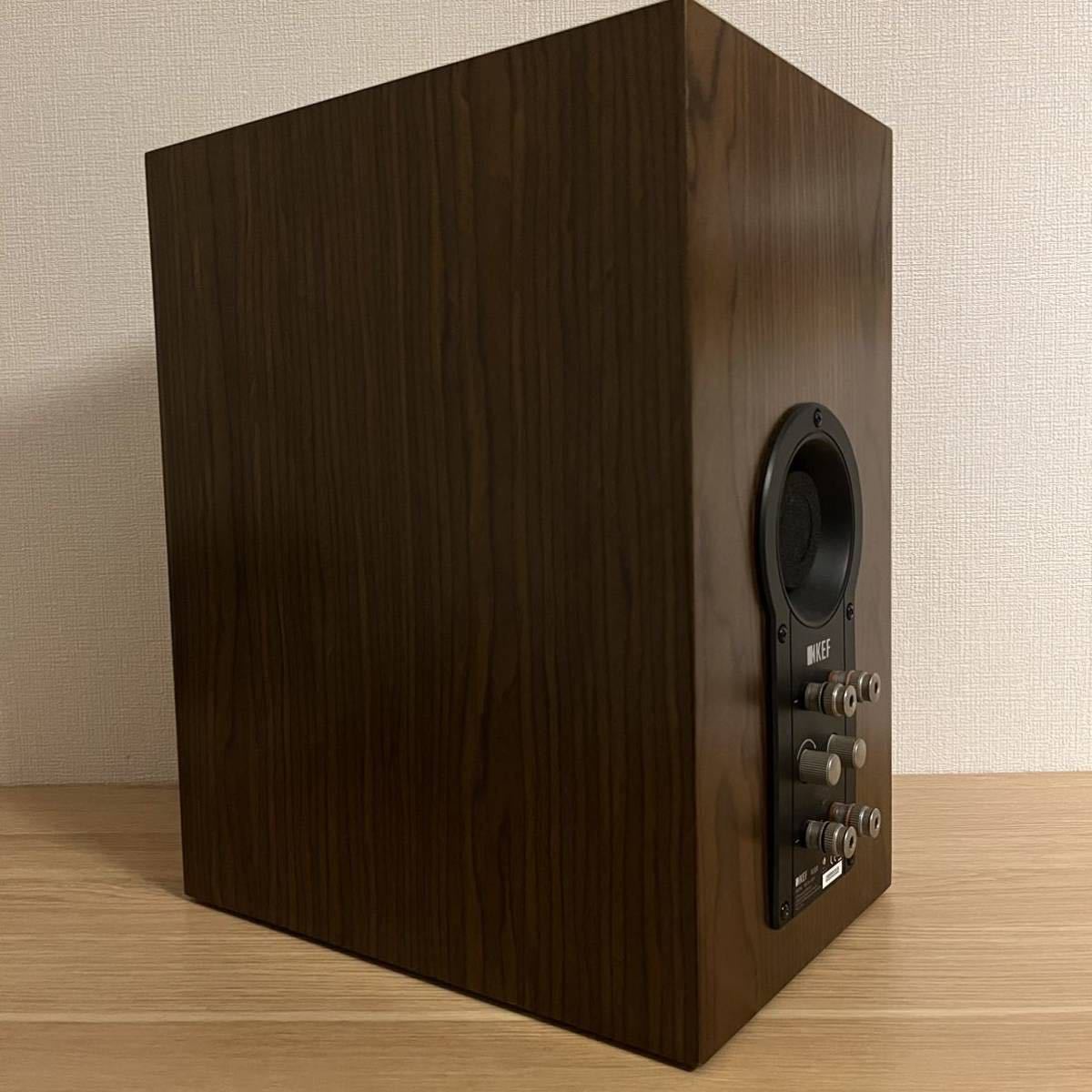 美品】KEF R300 ブックシェルフスピーカー ウォルナットペア | www