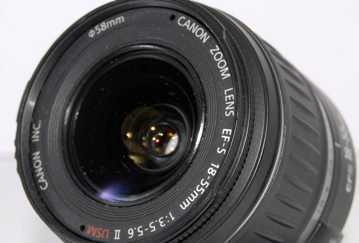◆初心者入門＆極上美品◆ Canon キャノン EF-S 18-55mm F3.5-5.6 Ⅱ USM 付属品多数有り_高性能で貴重なレンズが入荷しました★
